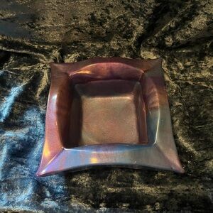 Iridescent Square Decorative Bowl